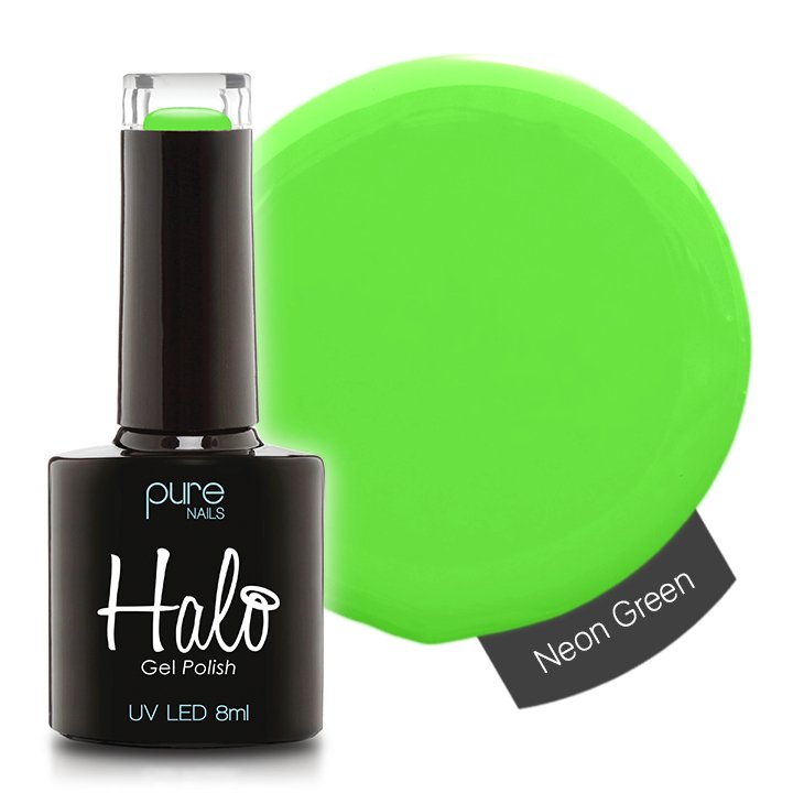 Halo Gel Polish 8ml Neon Green - Siena Distribution
