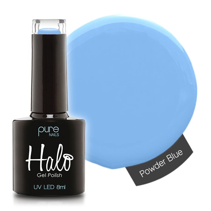 Halo Gel Polish 8ml Powder Blue - Siena Distribution