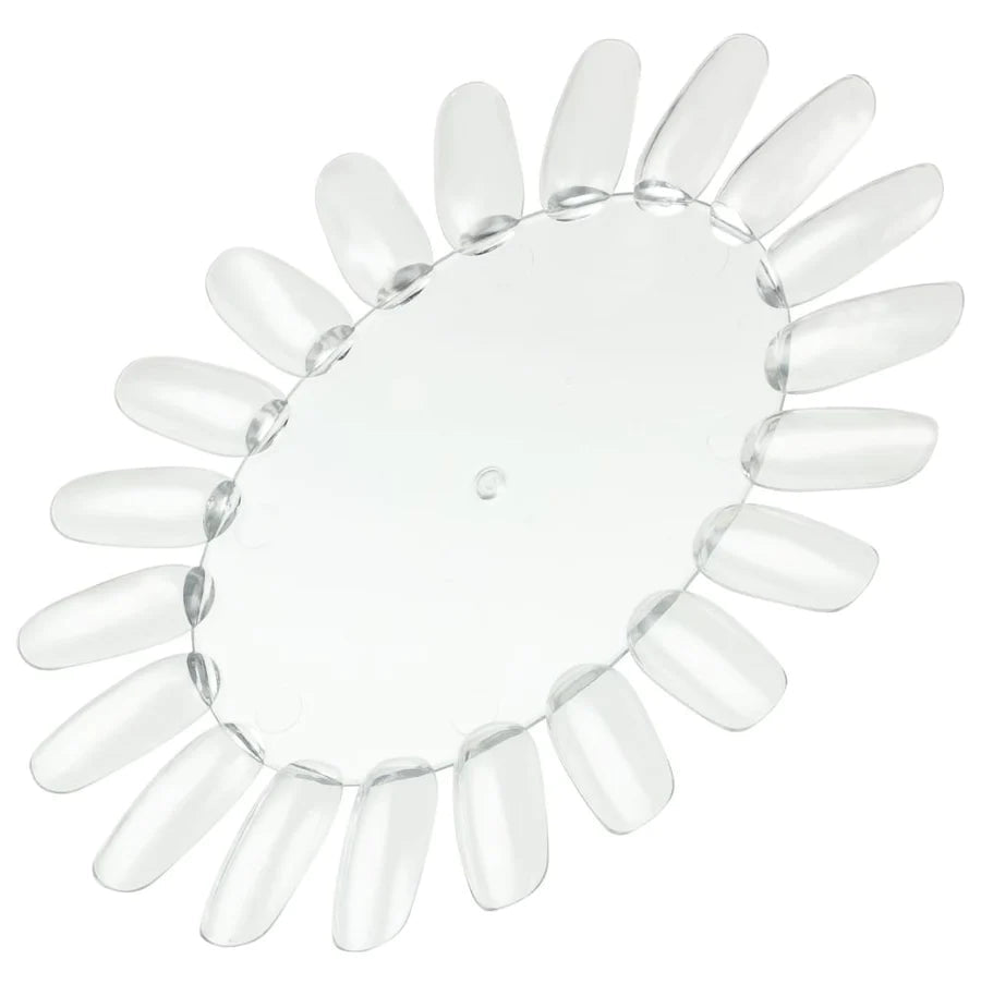 Round Clear Nail Colour Display Wheel - Pack of 3 - Siena Distribution